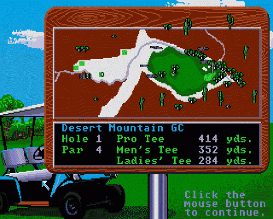 Jack Nicklaus' Greatest 18 Holes Of Major Championship Golf Screenshot 6 (Atari ST)