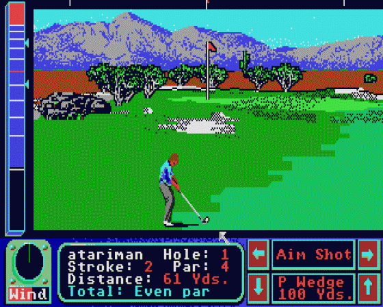 Jack Nicklaus' Greatest 18 Holes Of Major Championship Golf Screenshot 8 (Atari ST)