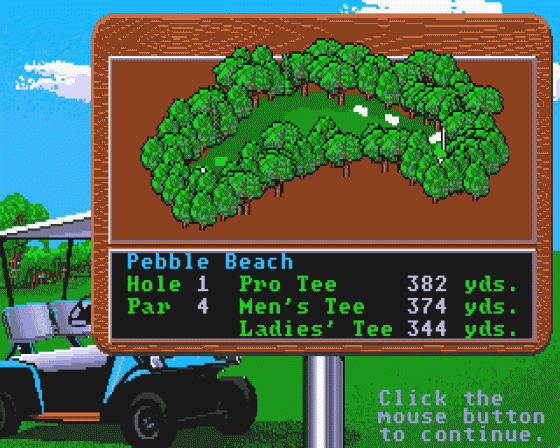 Jack Nicklaus Presents The Great Courses of The US Open [data disk] Screenshot 6 (Atari ST)