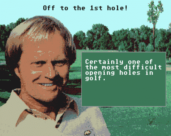 Jack Nicklaus Presents The Great Courses of The US Open [data disk] Screenshot 8 (Atari ST)