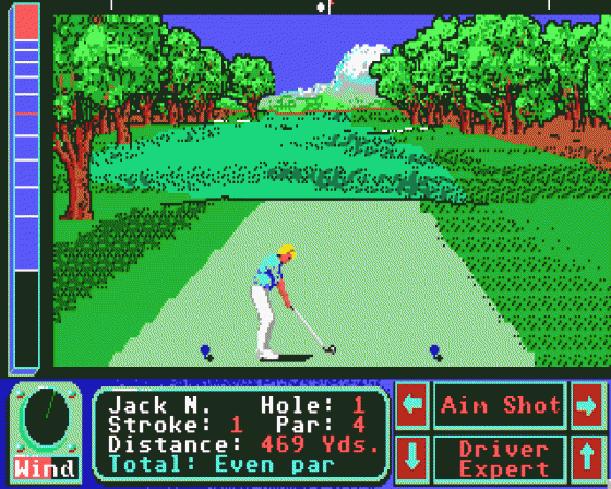 Jack Nicklaus Presents The Great Courses of The US Open [data disk] Screenshot 10 (Atari ST)