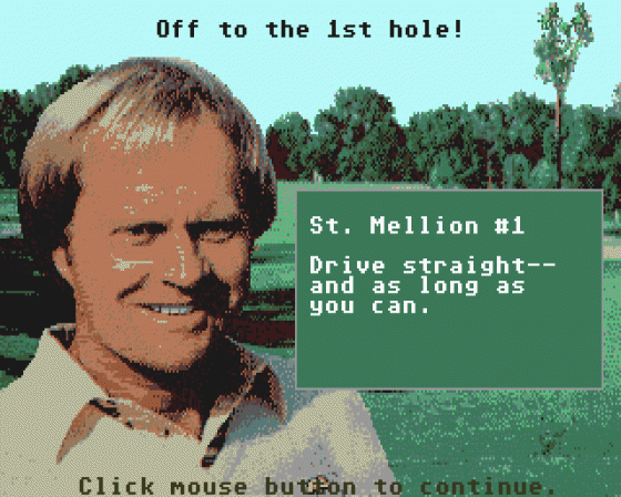 Jack Nicklaus Presents The International Course Disk Data Disk