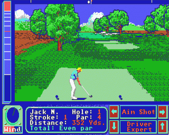 Jack Nicklaus Presents The Major Championship Courses of 1991 [data disk] Screenshot 5 (Atari ST)