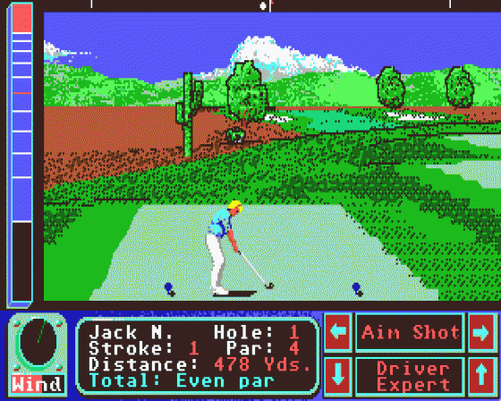 Jack Nicklaus Presents The Major Championship Courses of 1991 [data disk] Screenshot 7 (Atari ST)