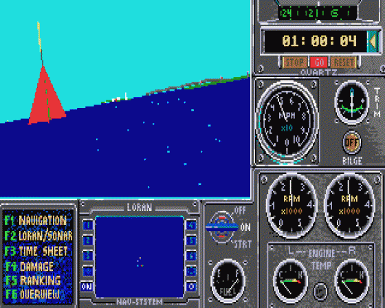 Powerboat USA: Offshore Superboat Racing Screenshot 10 (Atari ST)