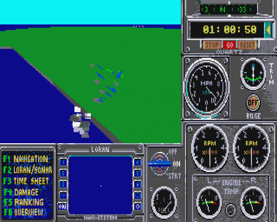 Powerboat USA: Offshore Superboat Racing Screenshot 13 (Atari ST)