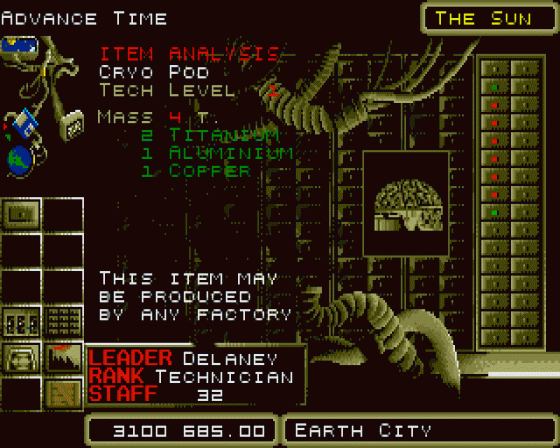 Deuteros: The Next Millennium Screenshot 10 (Atari ST)