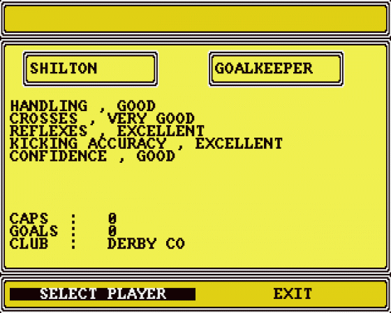 Tracksuit Manager Screenshot 6 (Atari ST)