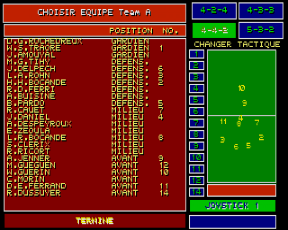 Kick Off II 1.2f Screenshot 5 (Atari ST)