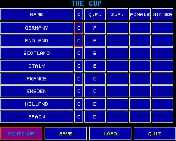 Kick Off II 1.4e Screenshot 5 (Atari ST)