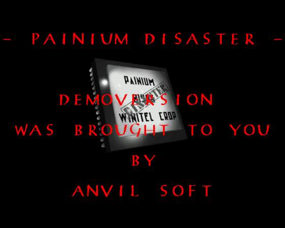 Painium Disaster [preview 1995] Screenshot 8 (Atari ST)