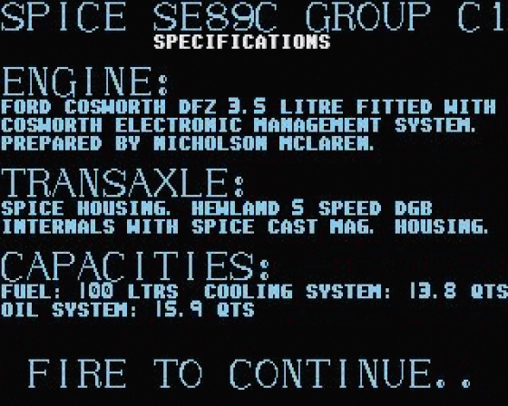 Fast Lane!: The Spice Engineering Challenge Screenshot 5 (Atari ST)