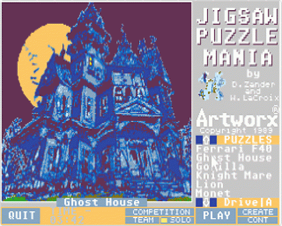 Jigsaw Puzzlemania Screenshot 9 (Atari ST)