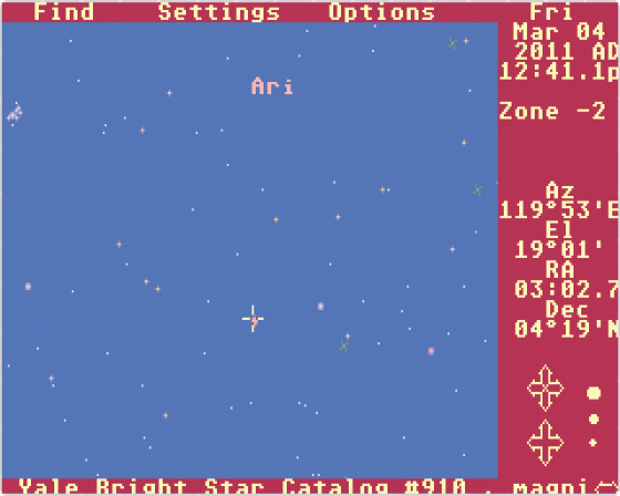 The Atari Planetarium Screenshot 5 (Atari ST)