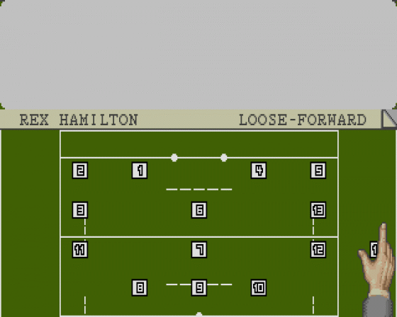 Rugby League Coach Screenshot 5 (Atari ST)