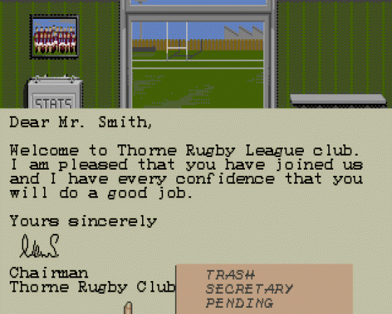 Rugby League Coach Screenshot 6 (Atari ST)