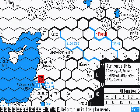 Third Reich Screenshot 5 (Atari ST)