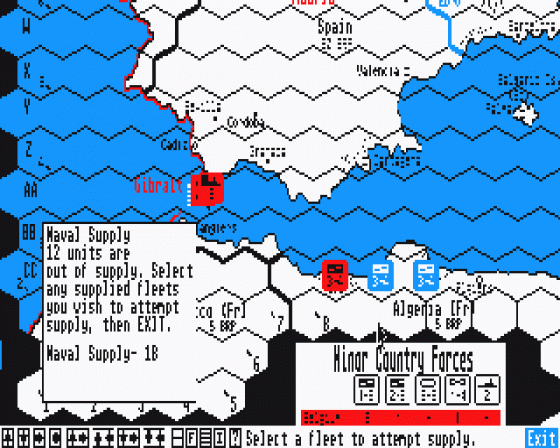 Third Reich Screenshot 12 (Atari ST)