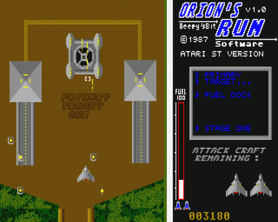 Orion's Run Screenshot 7 (Atari ST)