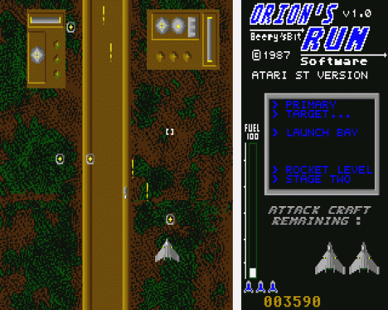 Orion's Run Screenshot 9 (Atari ST)