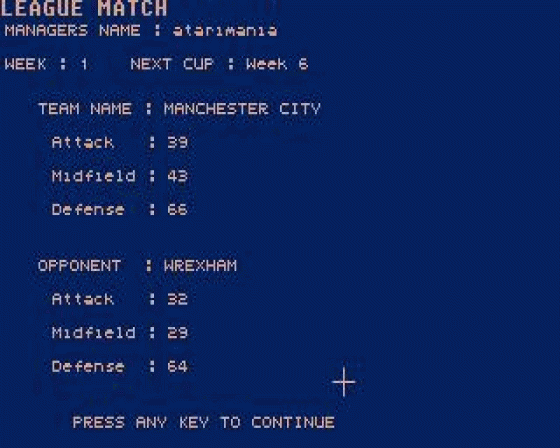 Football Magic Screenshot 6 (Atari ST)