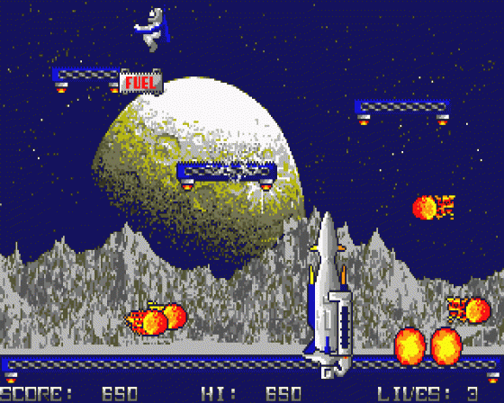 Jetpac 1.3 Screenshot 5 (Atari ST)