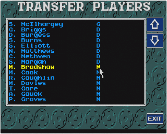 Graham Taylor's Soccer Challenge Screenshot 8 (Atari ST)