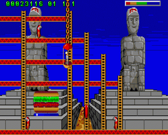 Burger Man Screenshot 5 (Atari ST)