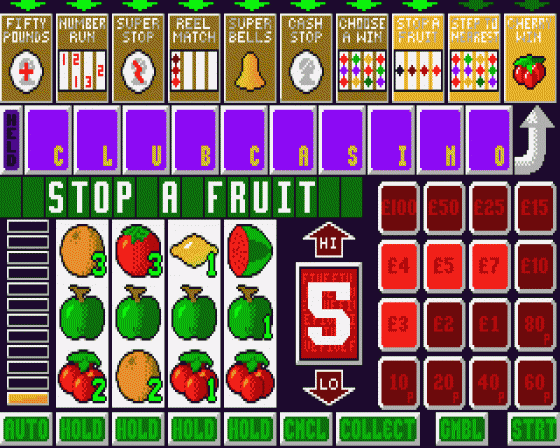 Fruit Machine Screenshot 5 (Atari ST)