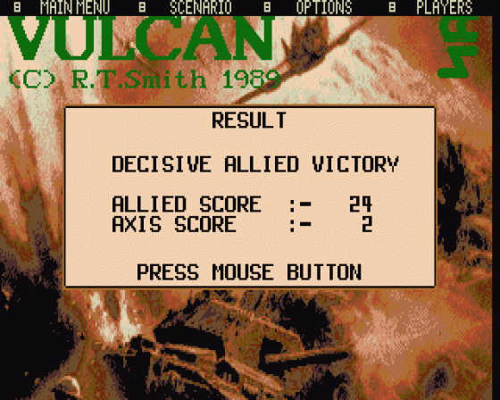 Vulcan: The Tunisian Campaign Screenshot 6 (Atari ST)