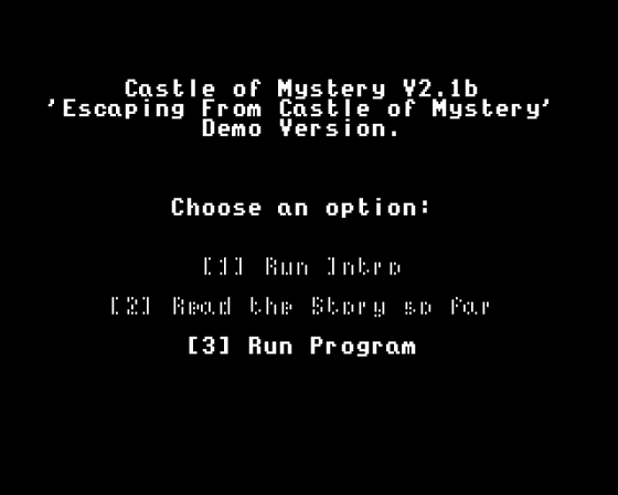 Escaping from the Castle of Mystery 2.1b Demo