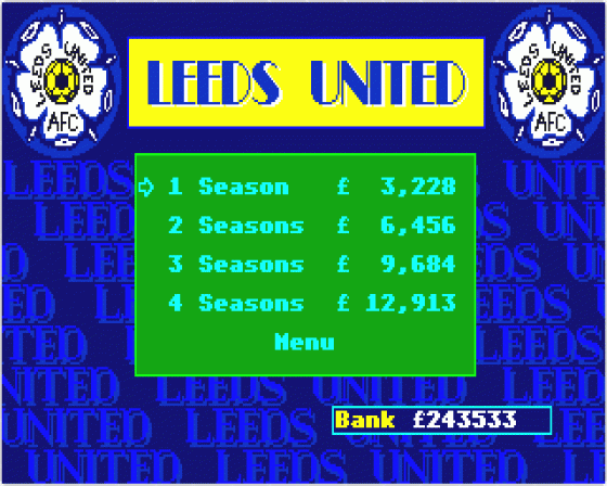 Leeds United Champions! Screenshot 6 (Atari ST)