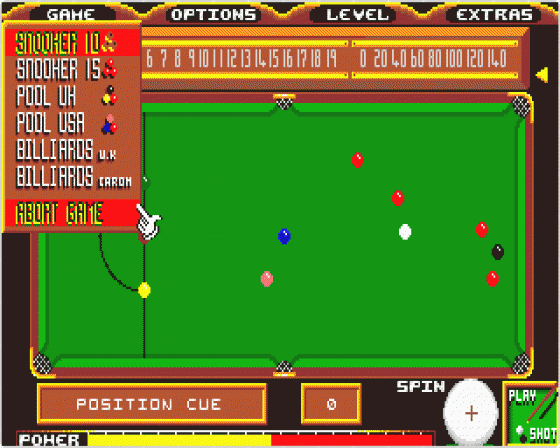 Steve Davis World Snooker Screenshot 9 (Atari ST)