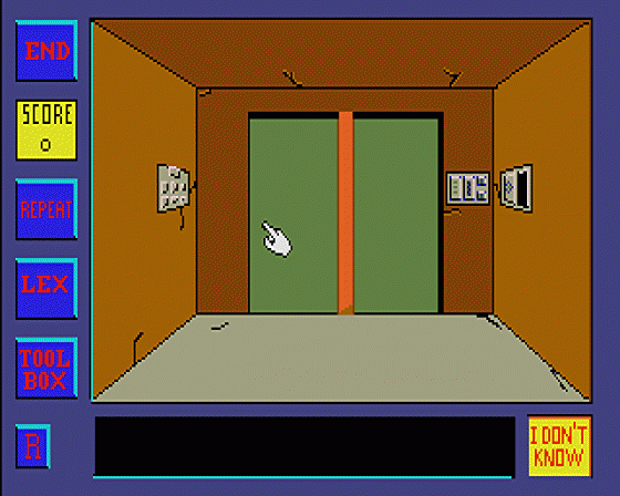 The Lift: Jeu Aventure Educatif Screenshot 6 (Atari ST)