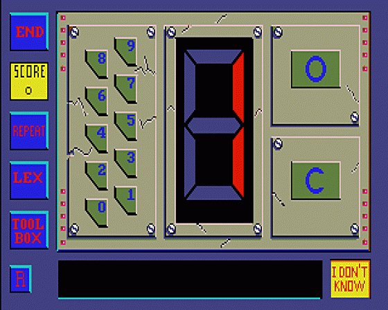 The Lift: Jeu Aventure Educatif Screenshot 9 (Atari ST)