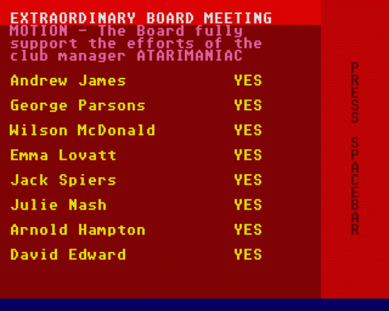 Treble Champions II Screenshot 7 (Atari ST)