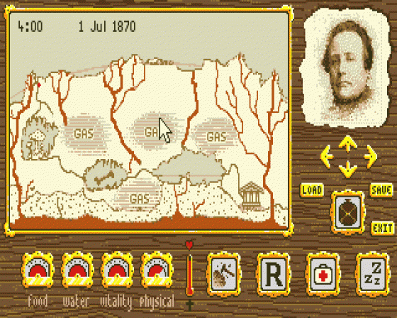 Journey To The Centre Of The Earth Screenshot 5 (Atari ST)