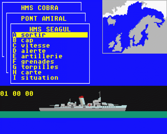 HMS Cobra Screenshot 5 (Atari ST)