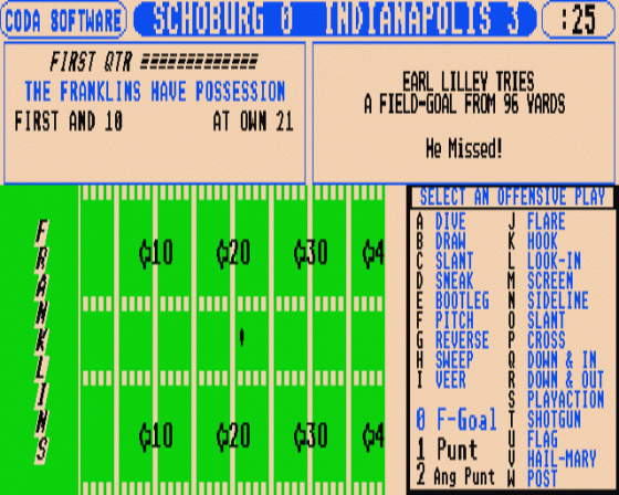 Head Coach v3 1.1 Screenshot 13 (Atari ST)