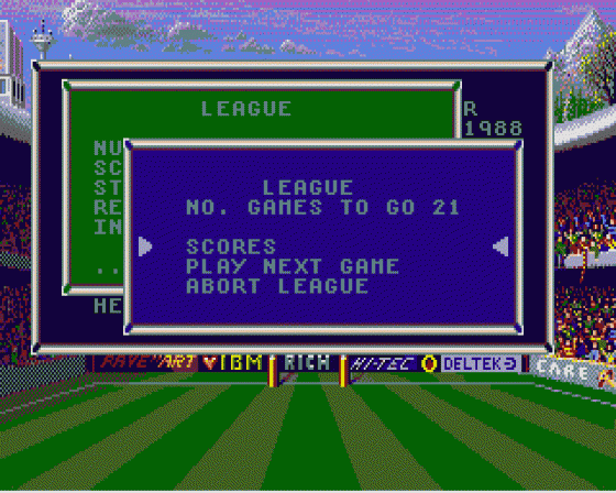 Advanced Rugby Simulator Screenshot 6 (Atari ST)