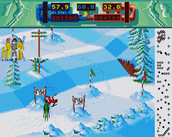 Advanced Ski Simulator Screenshot 5 (Atari ST)