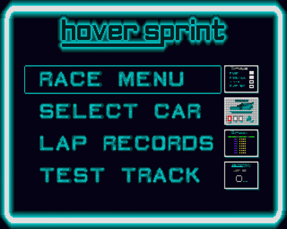 Hover Sprint Screenshot 5 (Atari ST)