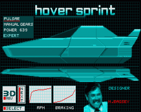 Hover Sprint Screenshot 10 (Atari ST)