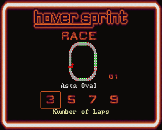 Hover Sprint Screenshot 14 (Atari ST)