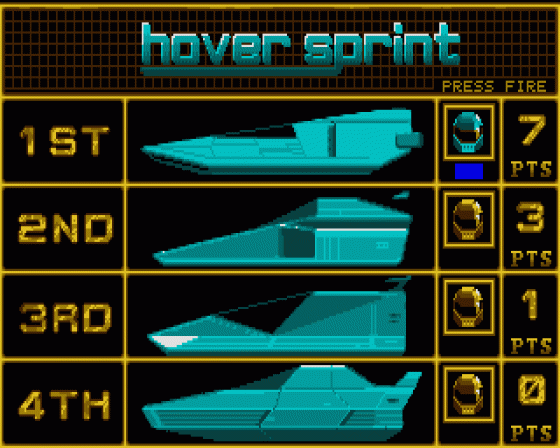 Hover Sprint Screenshot 19 (Atari ST)