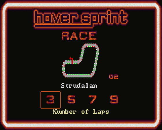 Hover Sprint Screenshot 20 (Atari ST)