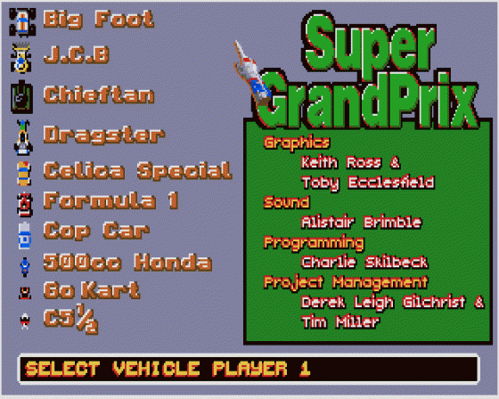 Super Grand Prix Screenshot 5 (Atari ST)