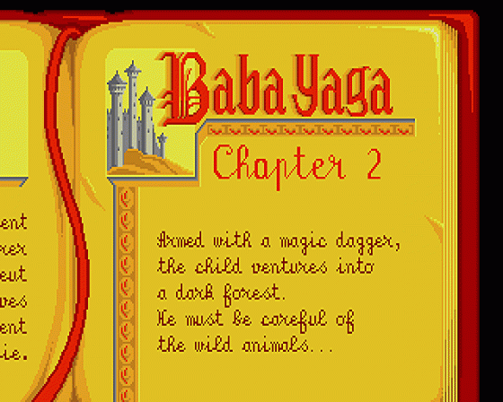 Once Upon a Time: Baba Yaga Screenshot 11 (Atari ST)