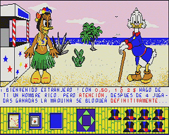 Picsou: Cazador del Teroso Screenshot 5 (Atari ST)