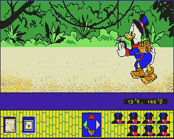 Picsou: Cazador del Teroso Screenshot 7 (Atari ST)